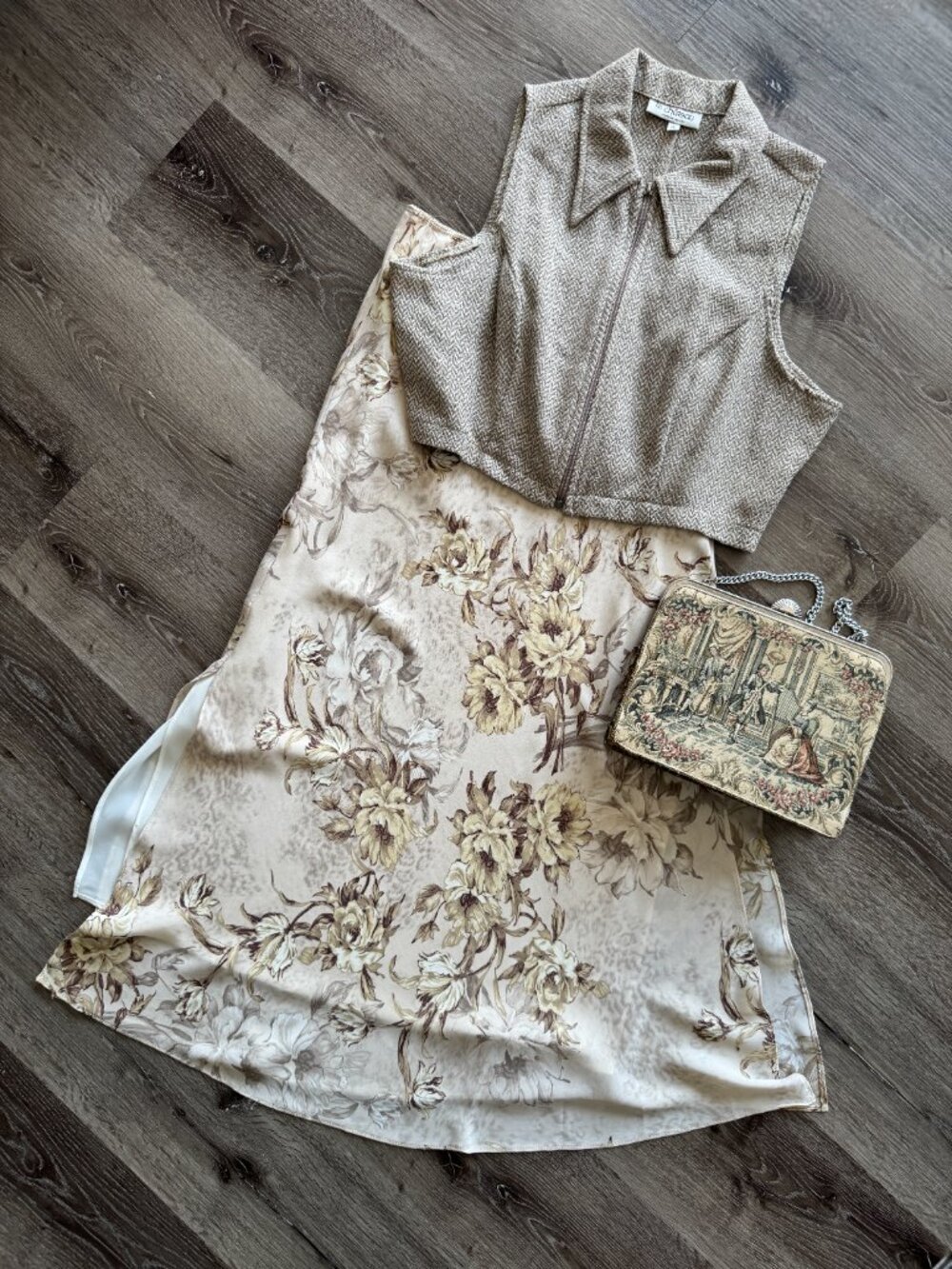 Vintage Y2K Ricki's Floral Flowy Maxi Skirt | M - Picture 9 of 10